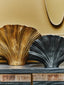 Hamilton Interiors Living Danna Large Gold Finish Ginkgo Vase House of Isabella UK