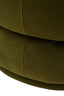 Hamilton Interiors Living Darla Forest Green Curved Velvet Chair House of Isabella UK