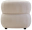 Hamilton Interiors Living Dasha Ivory Textured Curved Chair House of Isabella UK