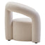 Hamilton Interiors Living Davina Ivory Boucle Statement Chair House of Isabella UK