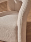 Hamilton Interiors Living Davina Ivory Boucle Statement Chair House of Isabella UK