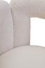 Hamilton Interiors Living Davina Ivory Boucle Statement Chair House of Isabella UK