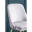 Hamilton Interiors Living Demi Grey Velvet Dining Chair House of Isabella UK