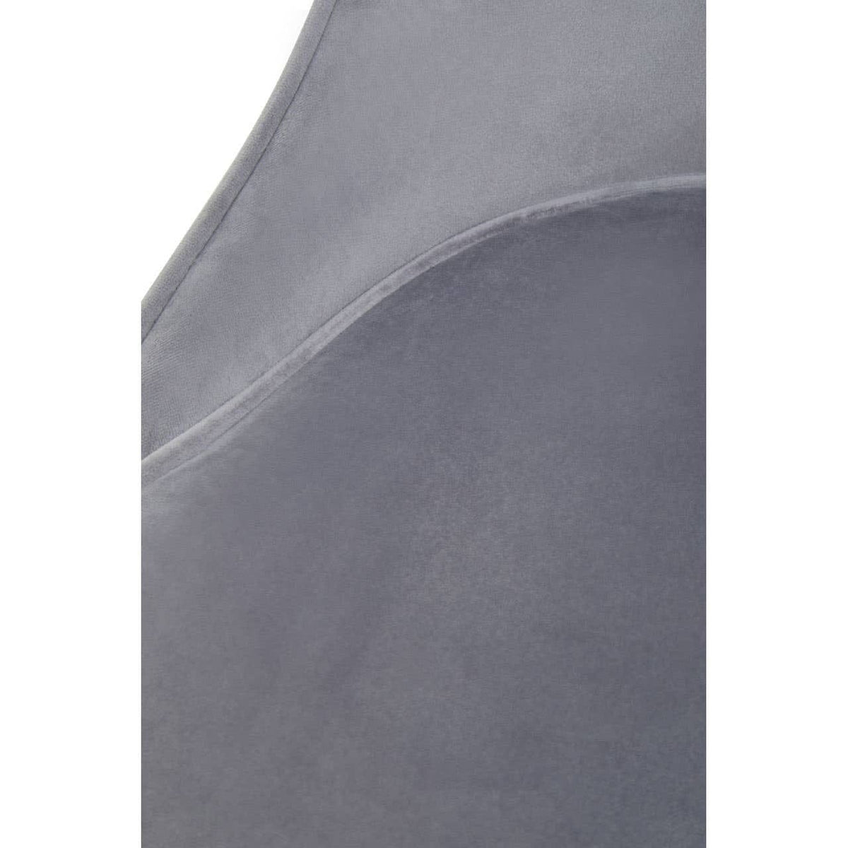 Hamilton Interiors Living Demi Grey Velvet Dining Chair House of Isabella UK