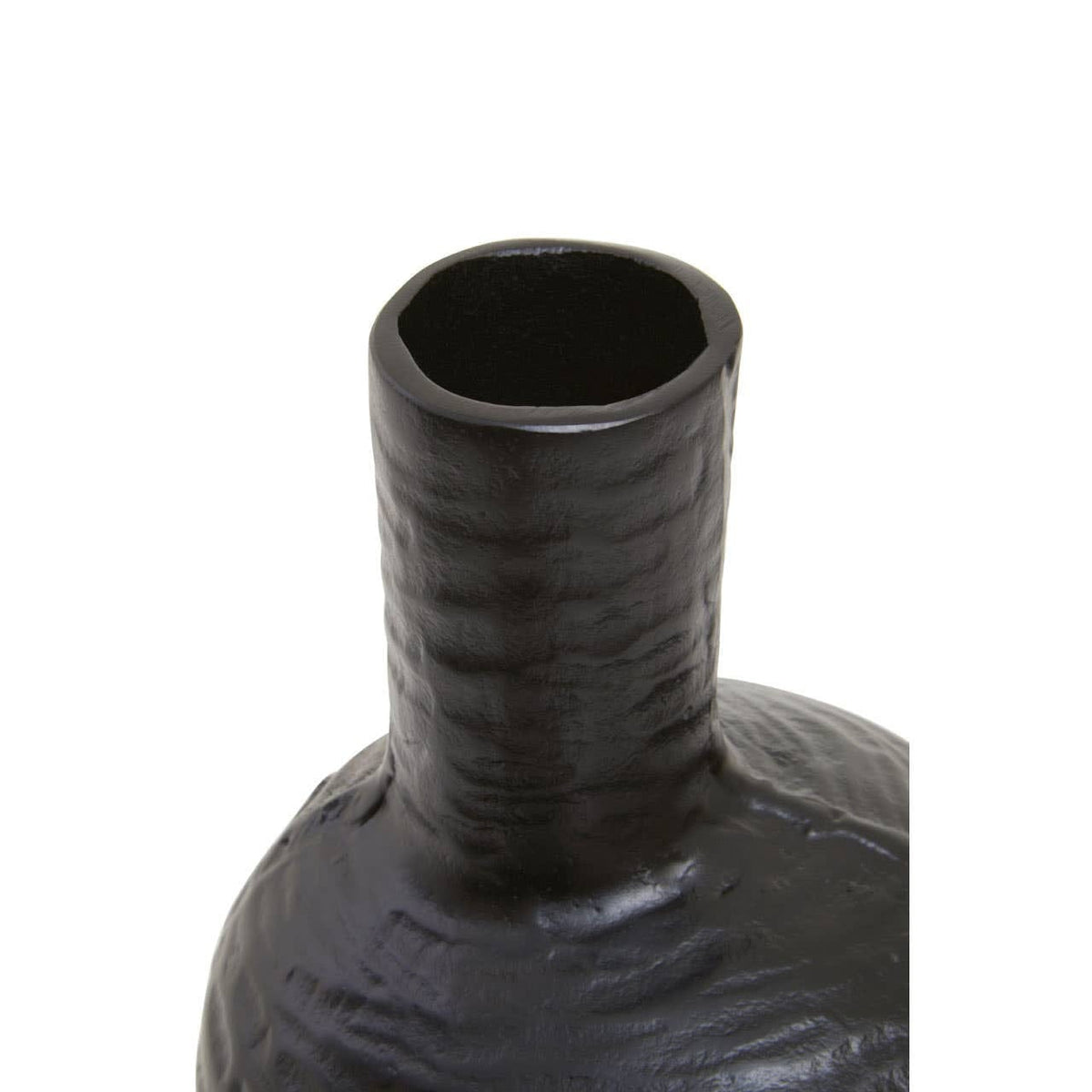 Hamilton Interiors Living Deomali Large Abstract Black Finish Vase House of Isabella UK