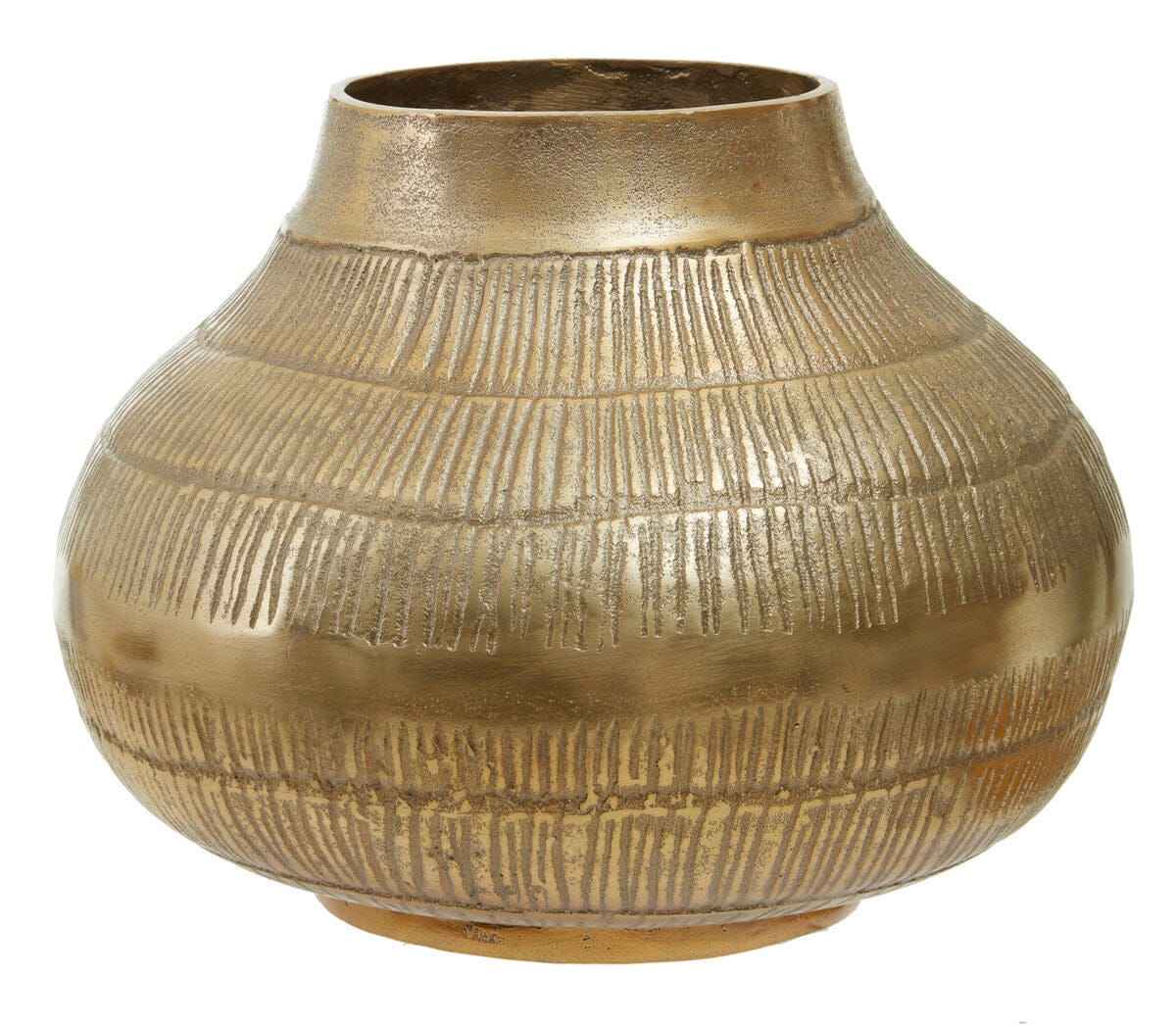 Hamilton Interiors Living Deomali Large Gold Finish Vase House of Isabella UK
