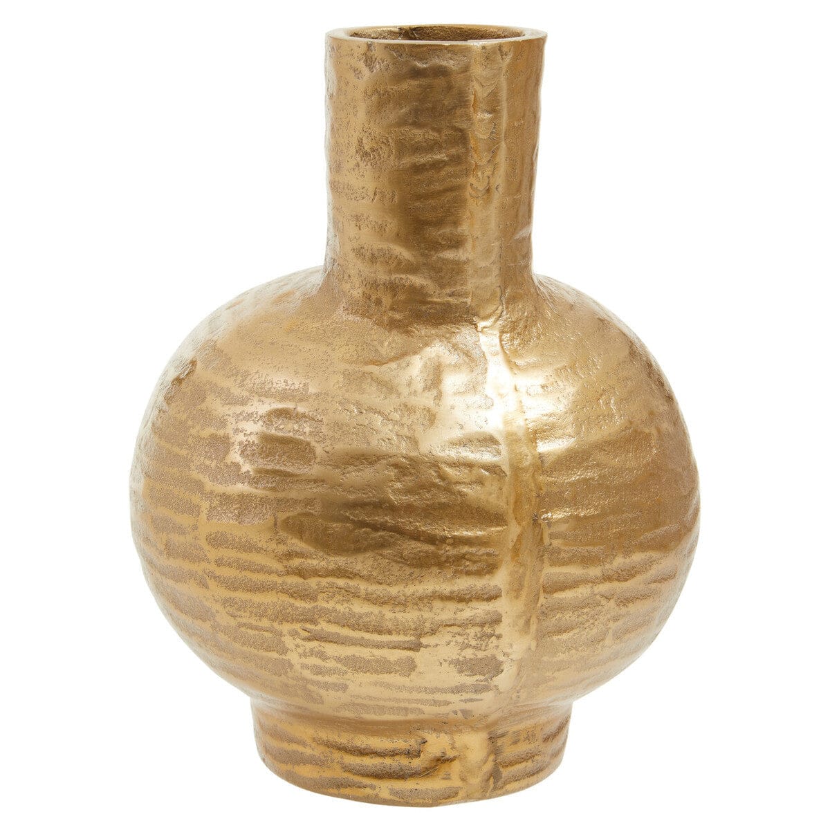 Hamilton Interiors Living Deomali Small Abstract Gold Finish Vase House of Isabella UK