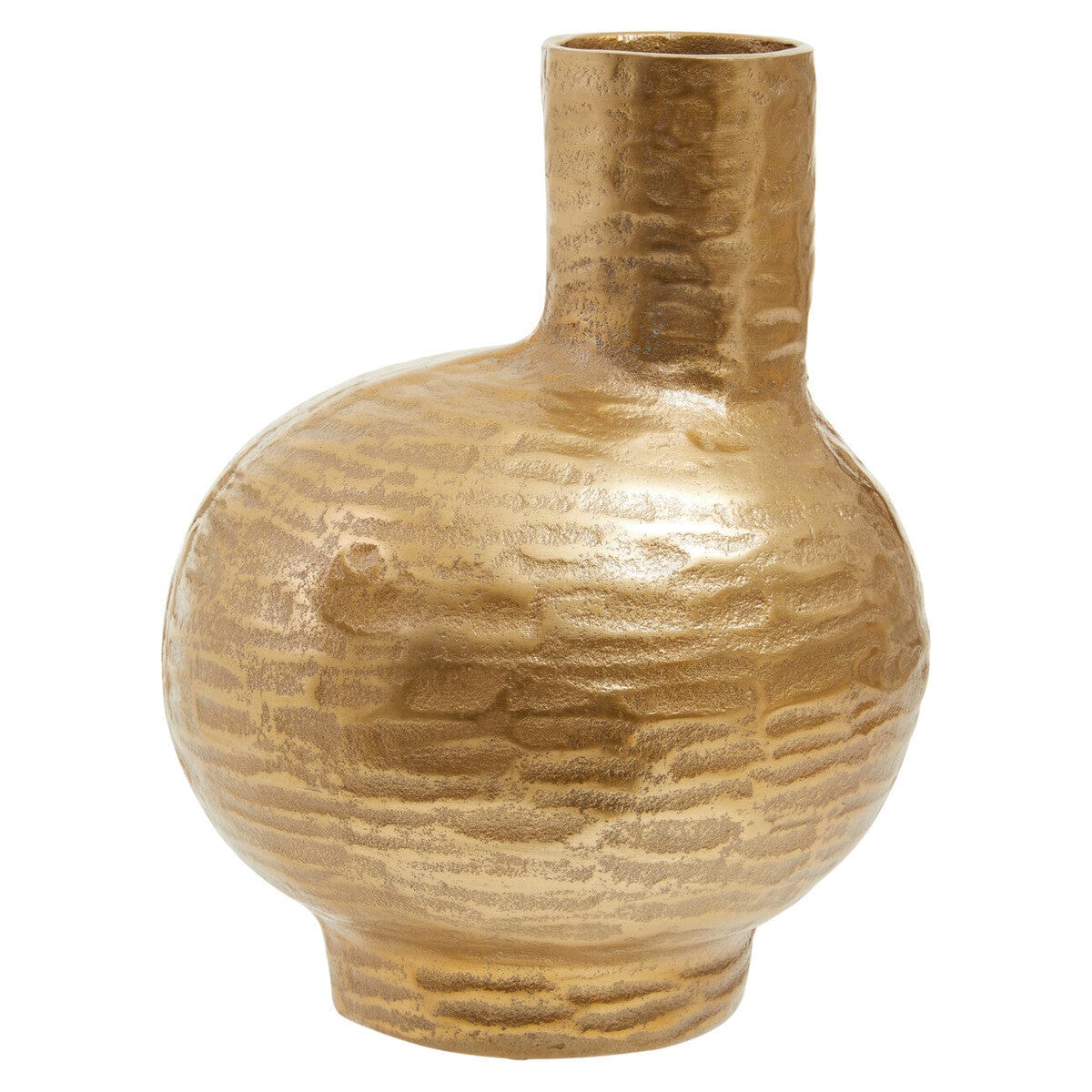 Hamilton Interiors Living Deomali Small Abstract Gold Finish Vase House of Isabella UK