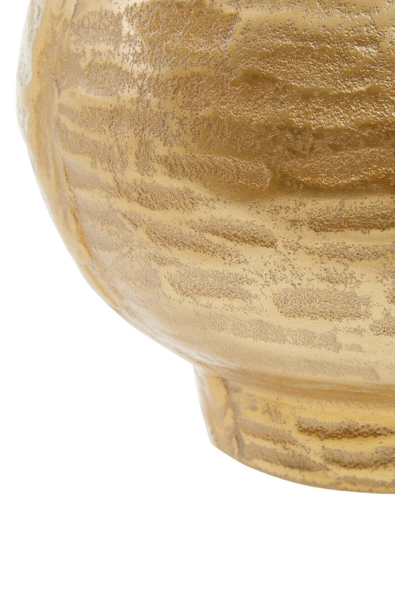Hamilton Interiors Living Deomali Small Abstract Gold Finish Vase House of Isabella UK