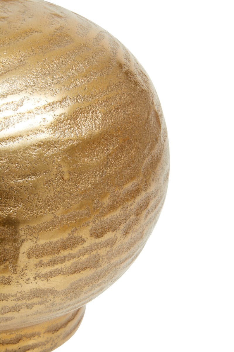 Hamilton Interiors Living Deomali Small Abstract Gold Finish Vase House of Isabella UK