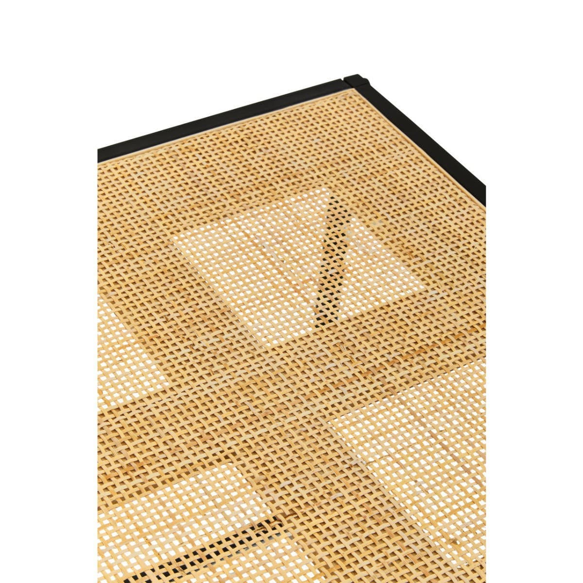Hamilton Interiors Living Depok Rattan and Metal Square Side Table House of Isabella UK