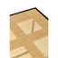Hamilton Interiors Living Depok Rattan and Metal Square Side Table House of Isabella UK
