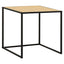 Hamilton Interiors Living Depok Rattan and Metal Square Side Table House of Isabella UK
