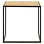 Hamilton Interiors Living Depok Rattan and Metal Square Side Table House of Isabella UK