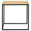 Hamilton Interiors Living Depok Rattan and Metal Square Side Table House of Isabella UK
