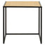 Hamilton Interiors Living Depok Rattan and Metal Square Side Table House of Isabella UK
