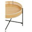 Hamilton Interiors Living Depok Rattan Coffee Table With Cross Metal Base House of Isabella UK
