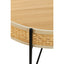 Hamilton Interiors Living Depok Rattan Coffee Table With Cross Metal Base House of Isabella UK
