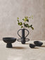 Hamilton Interiors Living Deriva Large Textured Black Vase House of Isabella UK