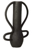 Hamilton Interiors Living Deriva Large Textured Black Vase House of Isabella UK