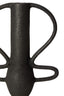 Hamilton Interiors Living Deriva Large Textured Black Vase House of Isabella UK