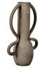 Hamilton Interiors Living Deriva Small Textured Grey Vase House of Isabella UK