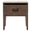 Hamilton Interiors Living Dimaro Antique Grey One Drawer Side Table House of Isabella UK