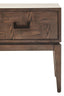 Hamilton Interiors Living Dimaro Antique Grey One Drawer Side Table House of Isabella UK