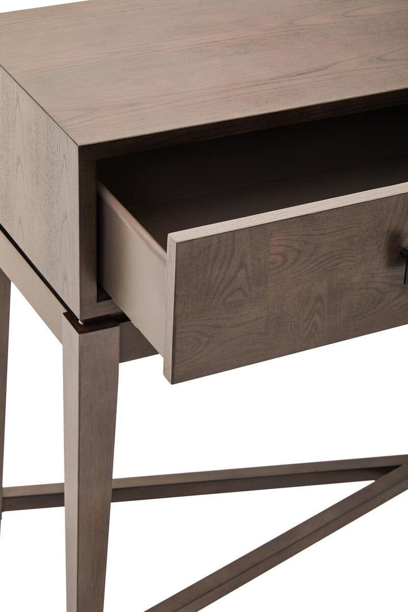 Hamilton Interiors Living Dimaro Antique Grey Two Drawer Console Table House of Isabella UK