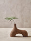 Hamilton Interiors Living Dunas Large Textured Red Abstract Vase House of Isabella UK