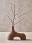 Hamilton Interiors Living Dunas Large Textured Red Abstract Vase House of Isabella UK