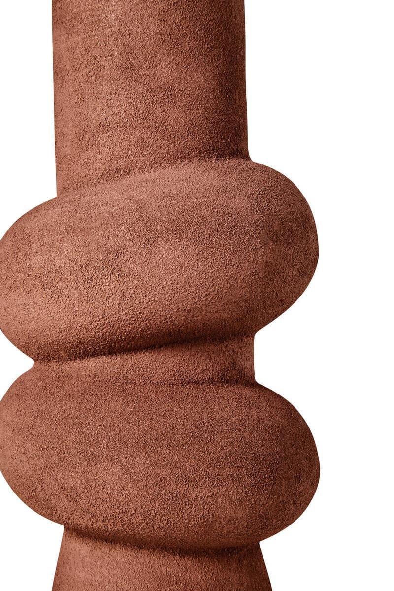 Hamilton Interiors Living Dunas Large Textured Red Bubble Vase House of Isabella UK