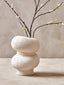 Hamilton Interiors Living Dunas Small Textured White Bubble Vase House of Isabella UK