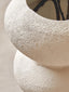 Hamilton Interiors Living Dunas Small Textured White Bubble Vase House of Isabella UK