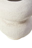 Hamilton Interiors Living Dunas Small Textured White Bubble Vase House of Isabella UK