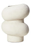 Hamilton Interiors Living Dunas Small Textured White Bubble Vase House of Isabella UK