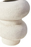Hamilton Interiors Living Dunas Small Textured White Bubble Vase House of Isabella UK