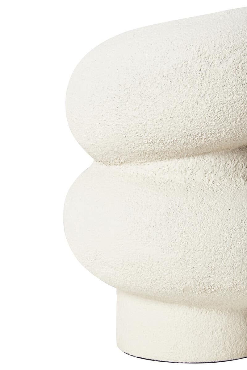 Hamilton Interiors Living Dunas Small Textured White Bubble Vase House of Isabella UK