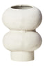 Hamilton Interiors Living Dunas Small Textured White Bubble Vase House of Isabella UK