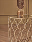 Hamilton Interiors Living Esma Small Amber and Brown Glass Vase House of Isabella UK