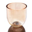 Hamilton Interiors Living Esma Small Amber and Brown Glass Vase House of Isabella UK