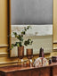 Hamilton Interiors Living Esma Small Amber and Brown Glass Vase House of Isabella UK