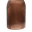 Hamilton Interiors Living Esma Small Amber and Brown Glass Vase House of Isabella UK