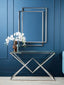 Hamilton Interiors Living Esma Small Ribbed Blue Glass Vase House of Isabella UK