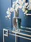 Hamilton Interiors Living Esma Small Ribbed Blue Glass Vase House of Isabella UK