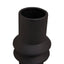 Hamilton Interiors Living Fabia Black Ceramic Vase House of Isabella UK