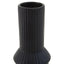 Hamilton Interiors Living Fabia Black Ribbed Vase House of Isabella UK