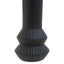 Hamilton Interiors Living Fabia Black Ribbed Vase House of Isabella UK