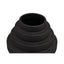 Hamilton Interiors Living Fabia Black Small Step Design Vase House of Isabella UK
