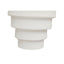 Hamilton Interiors Living Fabia White Large Step Design Vase House of Isabella UK